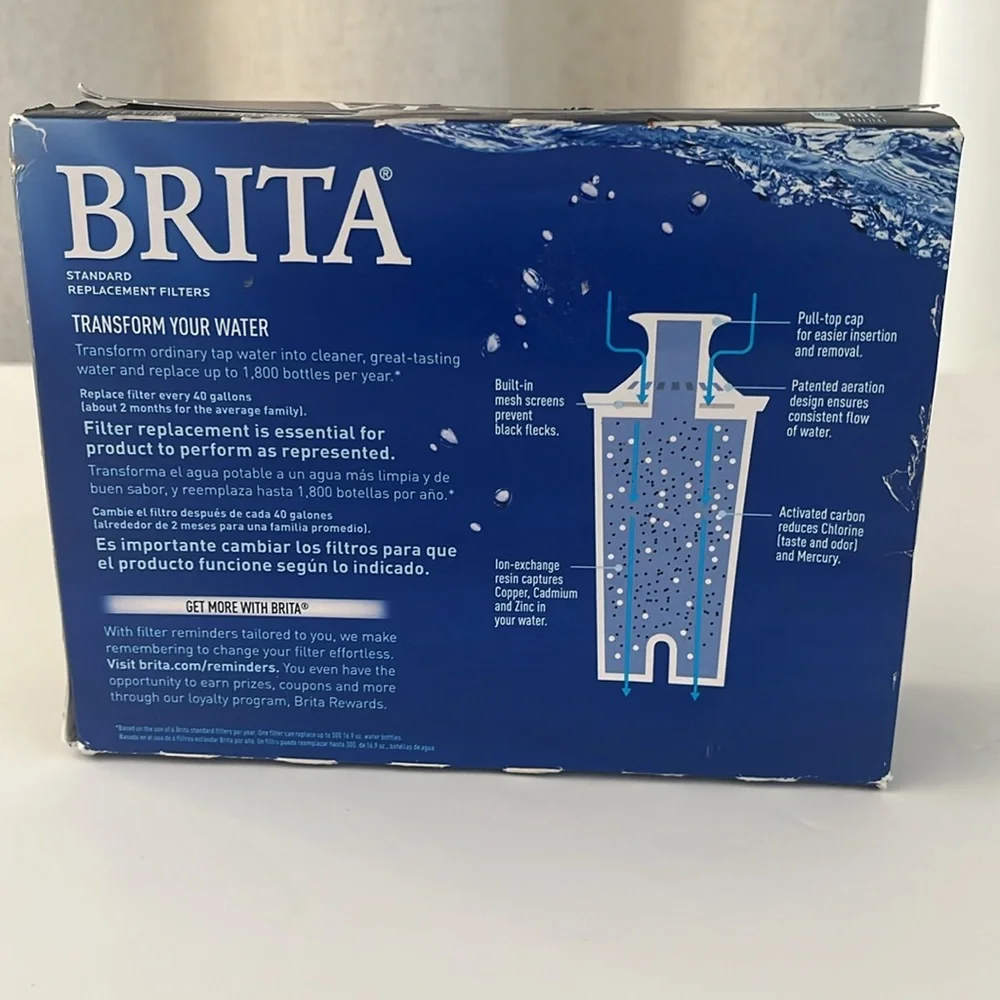 3-Pack of Genuine Brita Standard Water Filter